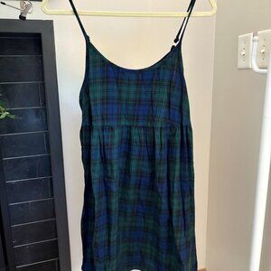 Wild Fable Plaid Flannel Babydoll Dress